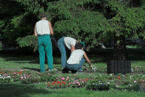 Local gardeners in Colyers improving garden structure and planting