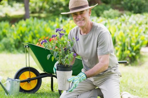 Charitable reuse of surplus garden materials